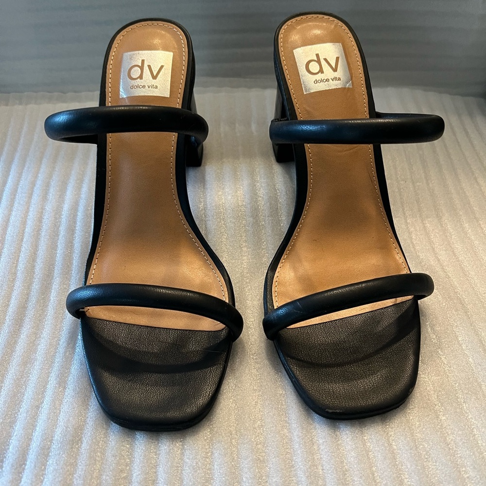 Dolce Vita Black Strappy Sandals